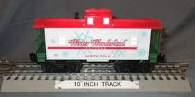 23104 Lionel Christmas Illuminated Winter Wonderland North Pole Caboose O/027 Ga