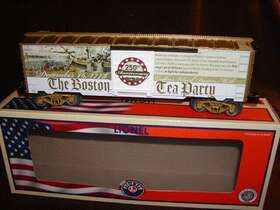 2338090 Lionel The Boston Tea Party Box Car O 027 2023 Usa History Mib New Seal