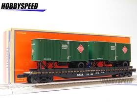 2426730 Lionel Railway Express Agency 50ft Tofc Flatcar With 2 20ft Trailers O Gauge