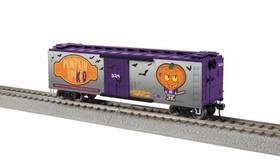 2454350 Lionel Ho Halloween Pumpkin Spiked 40ft Steel Reefer Car 2454350 Lionel Ho Halloween Pumpkin Spiked 40ft Steel Reefer Car