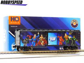 2454610 Lionel Ho Scale Justice League Boxcar Dc Comics Box Train Railroad New