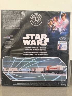 2523040 Lionel Star Wars Rebel Rs-3 Lionchief Freight Train Set W Bluetooth - Sealed