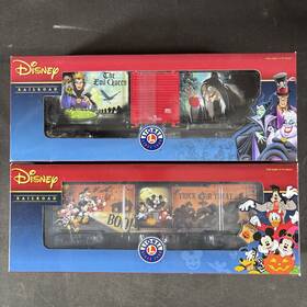 2528480 Lionel 2 Disney Happy Halloween Boxcar Evil Queen 83802 82921 O Gauge