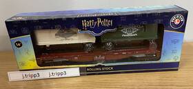 2528560 Lionel Harry Potter Hogsmeade Flatcar Piggyback Trailers O Gauge Nib