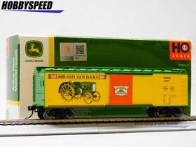 2554080 Lionel Ho Scale John Deere Farm Tractor Boxcar Train Freight Car New