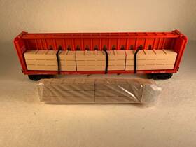 6-16381 Lionel 3-16381 Csxt I-beam Flat Car With Lumber Load Nib 1993