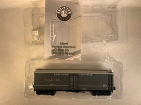6-17349 Lionel 3-17349 New York Central Milk Car #6581 With Interior Tanks And Pipes