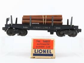 3-rail Lionel 3461x O Gauge Lines Automatic Lumber Car #3461