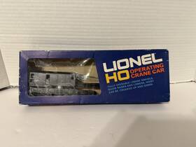 5-3401 Lionel Vintage Ho Scale #5-3401 Operating Crane Car Very Nice With Box