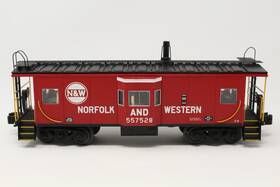 557528 Lionel O Gauge Bay Window Caboose Norfolk And Western N&w Illuminated