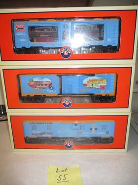 58579 Lionel O Gauge Long Island 1964 Worlds Fair 3 Car Set Scarce