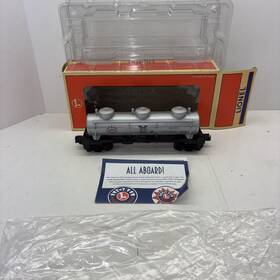6-16187 Lionel Trains Linex 3 - Dome Tank Car O Gauge