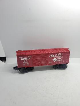 6-16200 Lionel O Gauge Rock Island Inch Route Of The Rockets Red Boxcar