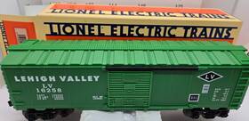 6-16258 Lionel O Scale Lehigh Valle Y Boxcar Railroad Train Sliding Doors