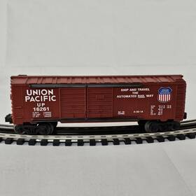 6-16261 Lionel Vintage Union Pacific Double Door Box Car O Gauge Great Condition