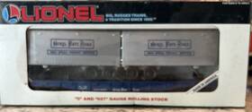 6-16307 Lionel O Gauge Nickel Plate Road Flatcar With Trailers Original Box
