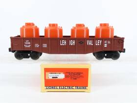 6-16388 Lionel O Gauge 3-rail Lv Lehigh Valley Gondola #16388 With Canisters Load