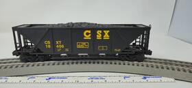6-16406 Lionel O Gauge Csx 4-bay Hopper With Coal Load