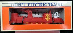 6-16688 Lionel O Gauge 1994 Fire Car With Ladders Rotating Red Light/fireman Nib