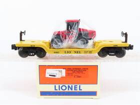 6-16957 Lionel O Gauge 3-rail #6-16957 Flat Car #6461 With Ertl 4wd Tractor