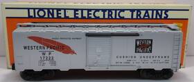 6-17222 Lionel O Gauge Western Pacific Scale Boxcar Ln/box