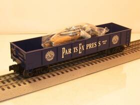 6-17413 Lionel Standard O Gondola With Parts Load Ob Mint