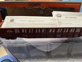 6-17425 Lionel O Gauge Western Maryland Ps-5 Gondola #354903 Nib