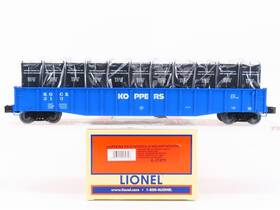 6-17475 Lionel O Gauge 3-rail Kgcx Koppers Gondola #213 With Containers