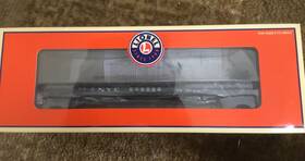 6-17575 Lionel O Gauge New York Central Ps-4 Flatcar With Wooden Deck #506098 Ln