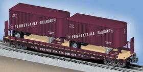 6-17582 Lionel Pennsylvania Ps-4 Flatcar With 2 Piggyback Trailers 6-17582 Lionel Pennsylvania Ps-4 Flatcar With 2 Piggyback Trailers