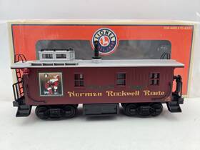 6-17657 Lionel Norman Rockwell Std O Caboose- Puffing Smoke Unit - See Video
