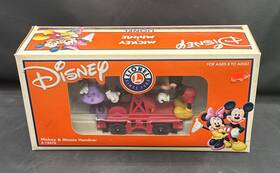 6-18476 Lionel Disney Mickey And Minnie Hand Car In Box- Tested