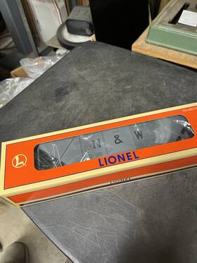 6-19328 Lionel O Gauge N&w Norfolk And Western Coal Hopper 6446 Nib