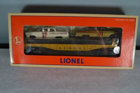 6-19423 Lionel 1996 Racing Flatcar With Stock Cars