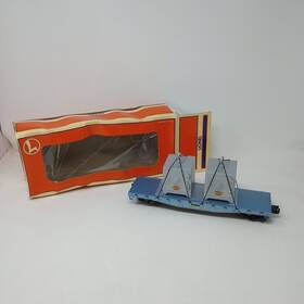 6-19439 Lionel Trains L.s.c Flatcar With Safes O Gauge