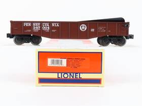 6-19485 Lionel O Gauge 3-rail Prr Pennsylvania Open Culvert Gondola #347004