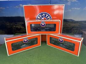 6-19492 Lionel O Gauge Western Maryland Skelton Log Car 3-pack Lnib C-8