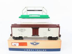 6-19554 Lionel O Gauge 3-rail #6-19554 Post War Milk Car #36621 With Platform And Cans 6-19554 Lionel O Gauge 3-rail #6-19554 Post War Milk Car #36621 With Platform And Cans