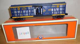 6-19586 Lionel Alaska Railroad Arr Husky Transport Transparent Car O Gauge Train