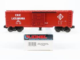 6-19809 Lionel O Gauge 3-rail #6-19809 El Erie Lackawanna Operating Box Car #19809
