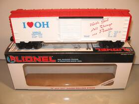 6-19912 Lionel L Love Ohio Box Car O Gauge Ob Mint 1991 6-19912 Lionel L Love Ohio Box Car O Gauge Ob Mint 1991