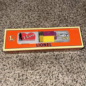 6-19951 Lionel O Gauge I Love Massachusetts Box Car