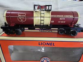 6-26186 Lionel Wisconsin Central Tank Car New 6-26186 Lionel Wisconsin Central Tank Car New