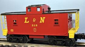 6-26582 Lionel Louisville And Nashville Caboose #318 O-gauge Lighted Interior L&n