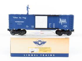 6-26770 Lionel O Gauge 3-rail #6-26770 Wab Inch Follow The Flag Brakeman Box Car #3424