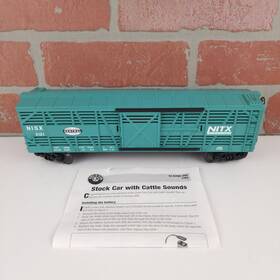 6-26795 Lionel Trains New York Central Stock Car With Cattle Sounds O Gauge Nitx