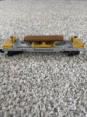 6-26841 Lionel Pennsylvania Railroad Log Dump Car #224 L/n