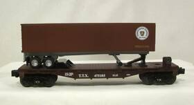 Lionel 6-26951 O Gauge Flat Car With Trailer Pennsylvania Rail Road Prr New Nib