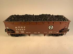 6-27036 Lionel Atsf Offset Coal Hopper #78293 Ob 2008 Diecast Body