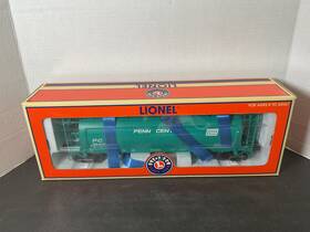 6-27105 Lionel O Gauge Penn Central Cylindrical Hopper Train Car